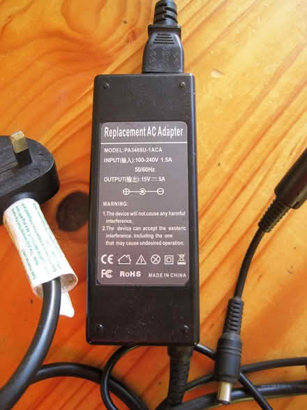 Photo of free Replacement A/C adapter (Palmer Park RG6) #4