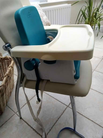 Photo of free Strap-on high chair (green) (Wonersh GU5) #1