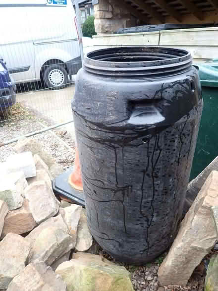 Photo of free Large plastic barrel (Fairfield LA1) #1