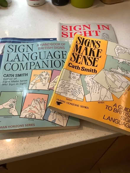 Photo of free Set of sign language book (Parsons Heath CO4) #1