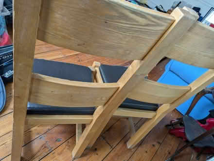 Photo of free 2 oak dining chairs (Colney Hatch N10) #3