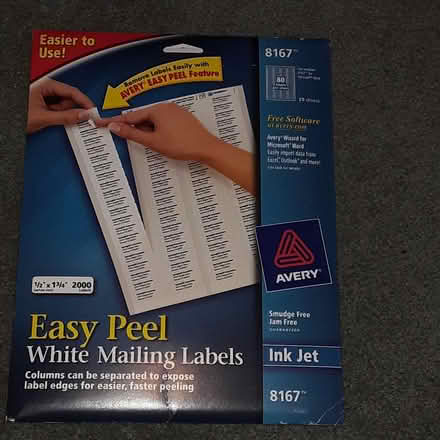Photo of free blank mailing labels (Ballard) #1
