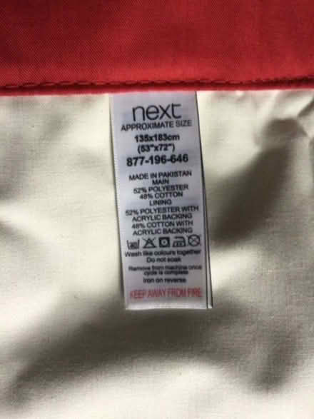 Photo of free Pair Of Red Curtains (CT10) #2