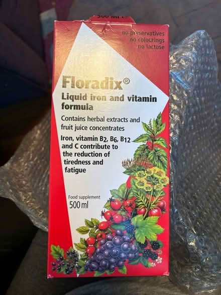 Photo of free Floradix — 2 bottles (Cambridge - Porter Sq area) #1