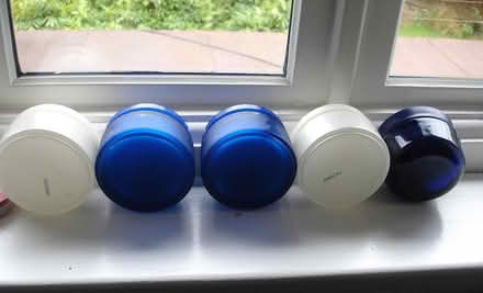 Photo of free Five glass jars with plastic lids (Sidcup DA14) #2