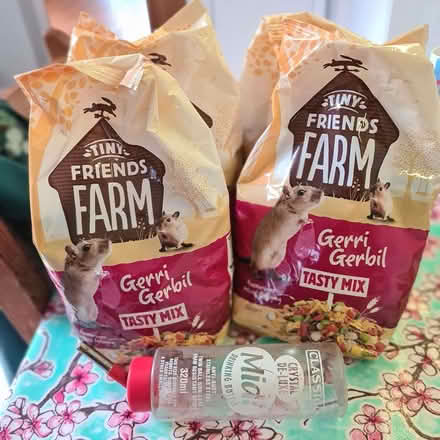 Photo of free Gerbil food (×4) & water bottle (North Town SL6) #1