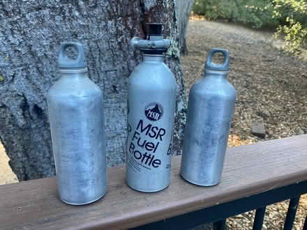 Photo of free White gas bottles for MSR stove (West Pleasanton) #1