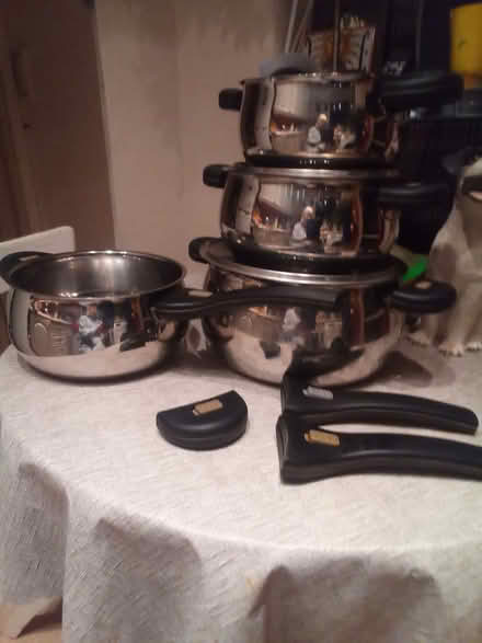 Photo of free Set of Four Saucepans (Alexandra Park N22) #1