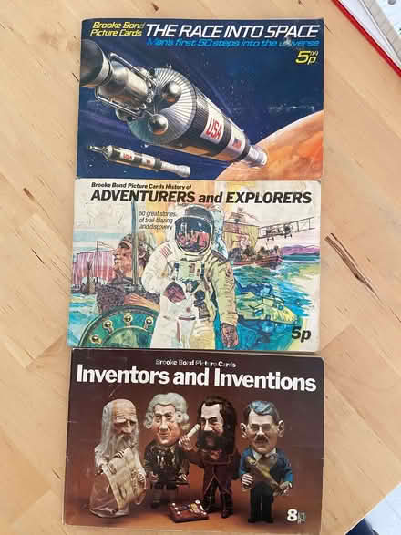 Photo of free 1970's picture card collections, Space, Explorers etc. (Epping CM16) #1