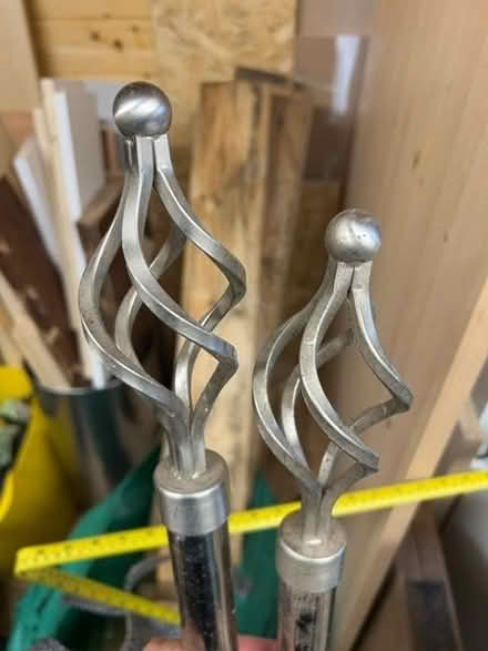Photo of free Metal decorative curtain pole (Horsforth LS18) #1