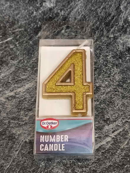 Photo of free Number 4 Candle (Barton/Headington, OX3) #1