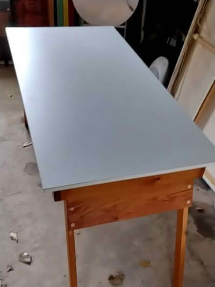 Photo of free Folding table, heavy duty, ideal crafts, etc (Malvern WR14) #2