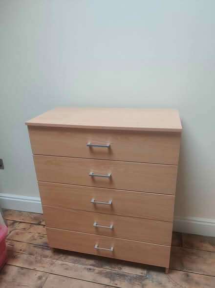 Photo of free Chest of 5 drawers (Grange over sands) #1
