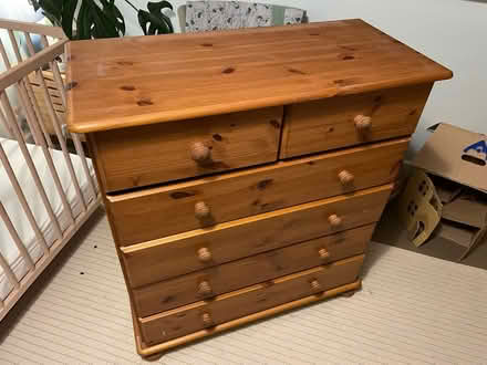 Photo of free Pine chest of draws (Sydenham SE26) #1