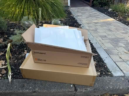 Photo of free Large sturdy packing box + (Sebastopol Downtown) #1