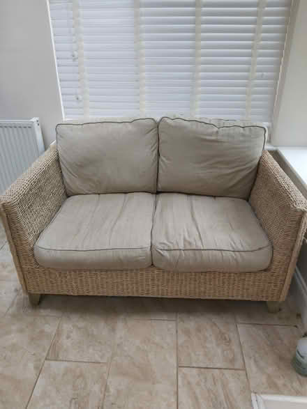 Photo of free Rattan Conservatory sofa (MK17 9BP) #1
