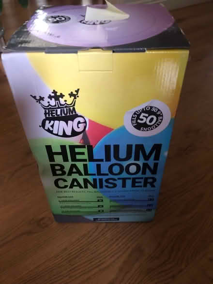 Photo of free Party balloons and helium canister. BE QUICK! (Bloxham OX15) #2
