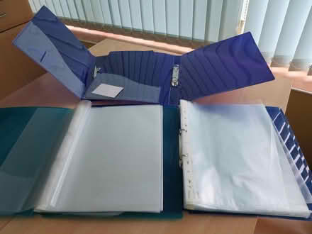Photo of free Ring binders and punched pockets (Southdown) #2