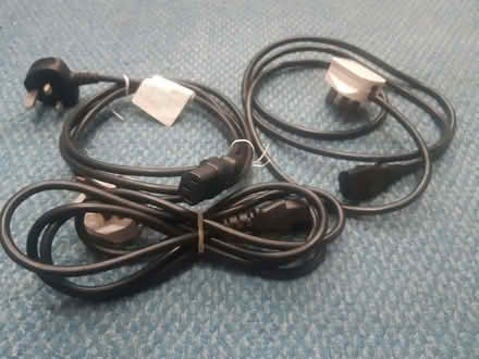 Photo of free Three Desktop PC Mains Kettle Leads (Bournemouth BH1) #1