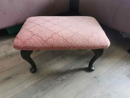Photo of free Small pink foot stool (BL2 breightmet) #2