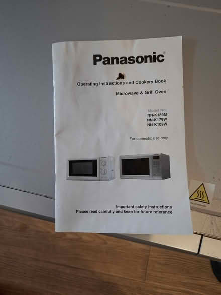Photo of free Panasonic NN-K189M 700W Microwave Oven (Earlsdon CV5) #3