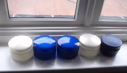 Photo of free Five glass jars with plastic lids (Sidcup DA14) #1