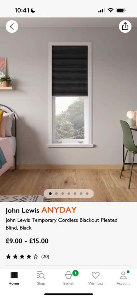 Photo of free 2 x temporary blackout blinds (Hackney, N1) #2