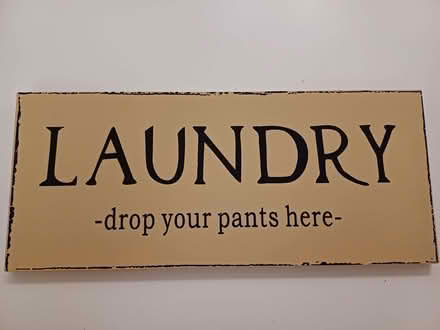 Photo of free Laundry Sign (Orgreave S13) #1