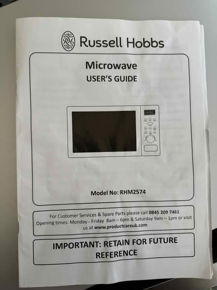 Photo of free microwave oven (RG14 speen) #1