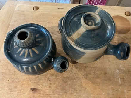 Photo of free 2 Flour storage jars with lids (Burcot OX14) #2