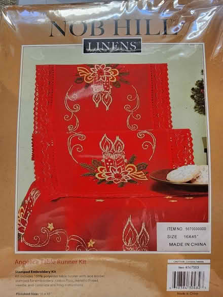 Photo of free Table runner kit -- unopened (Maywood Park Santa Clara) #1