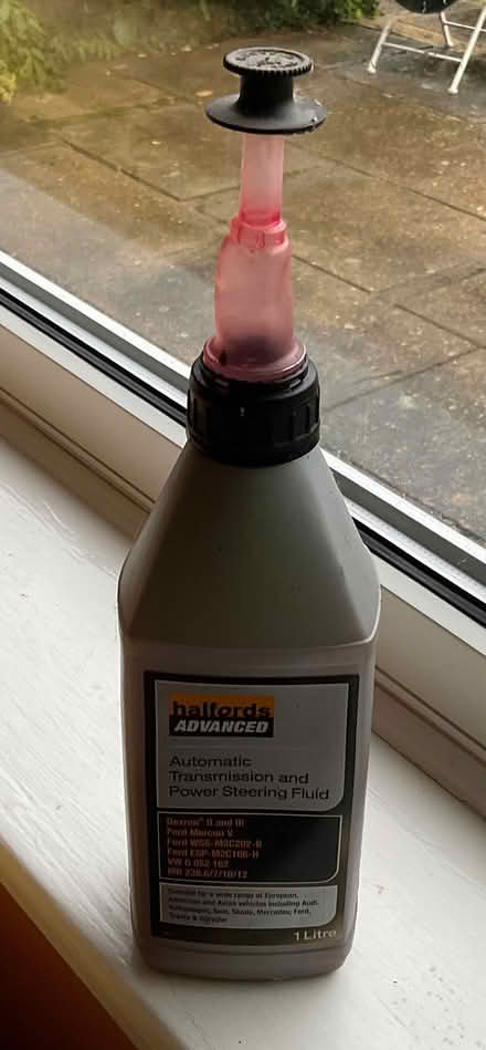 Photo of free Halfords automatic and power steering fluid (East Carleton NR14) #1