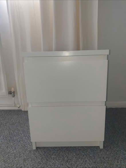 Photo of free IKEA 2 drawer bedside unit (N19) #1