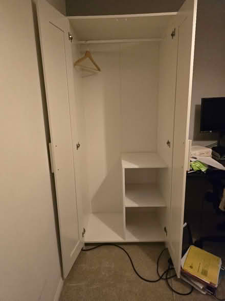 Photo of free Ikea Brimnes wardrobe (white) (St Albans) #2