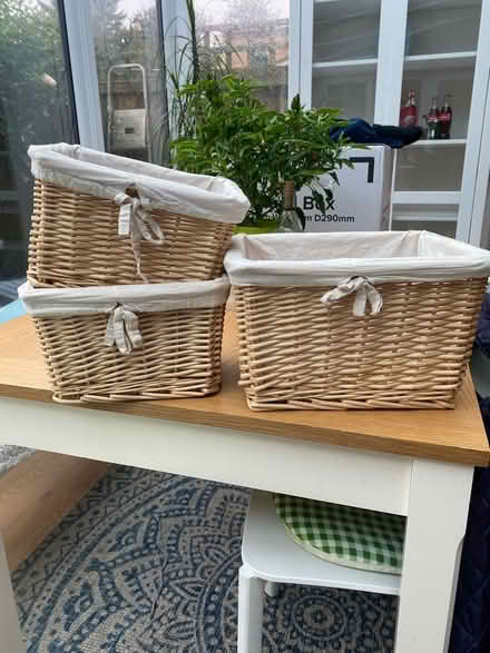 Photo of free 3 wicket baskets (Great Bourton, OX17) #1