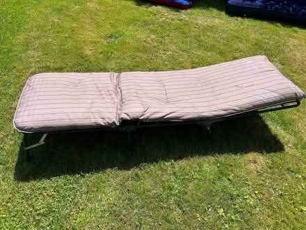 Photo of free Padded metal folding reclining sun bed (Garsington OX44) #2