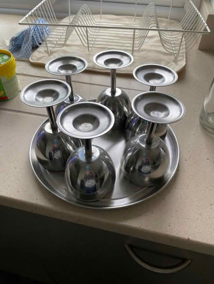 Photo of free Stainless steel goblets (Lightwater GU18) #1