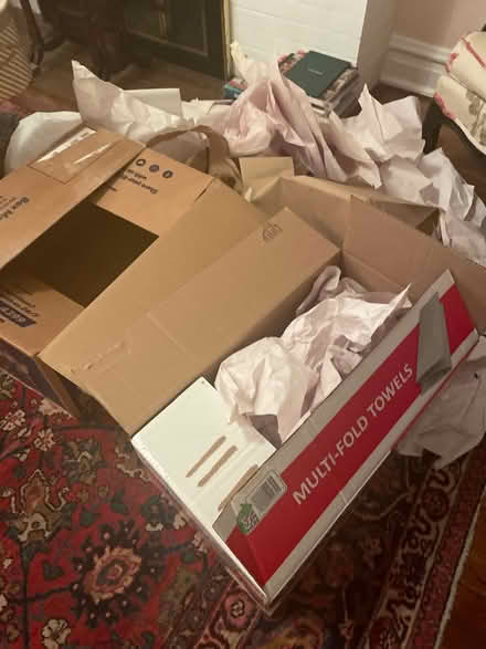 Photo of free Two large boxes and packing paper (Dempster east of Ridge) #1