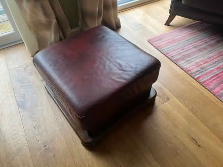 Photo of free Square Leather footstool (Lichfield WS14) #2