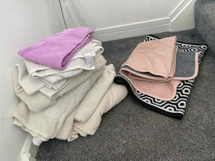 Photo of free Towels, towel head wraps and rugs (Barnards Green WR14) #1