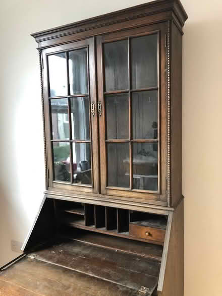 Photo of free Bureau and glass display cabinet (S2) #3