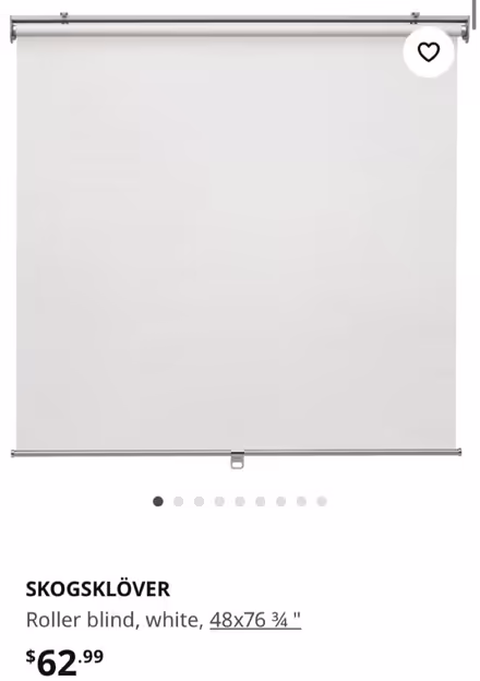 Photo of free ikea white roller blinds (oakland) #1