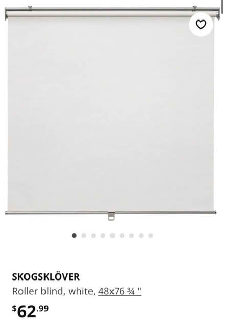 Photo of free ikea white roller blinds (oakland) #1