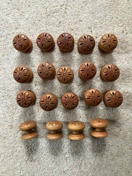 Photo of free Round knobs for drawers / cupboards (Chalkhouse Green RG4) #1