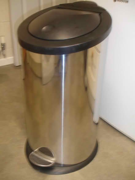 Photo of free LARGE silver/black pedal bin (Portchester PO16) #1