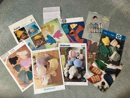 Photo of free Knitting patterns hats gloves etc (Thurton NR14) #1