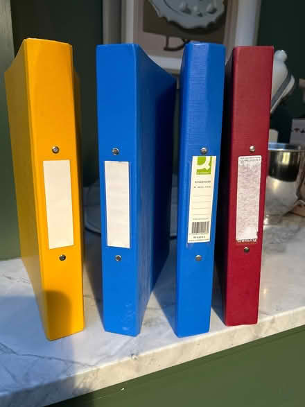 Photo of free 4 lever arch files (Tooting Bec/Balham) #1