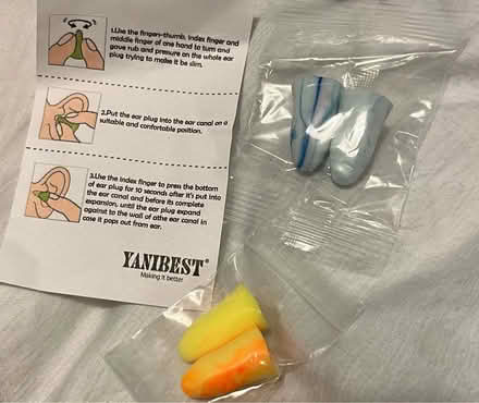 Photo of free Unused ear plugs (Martlesham Heath) #1
