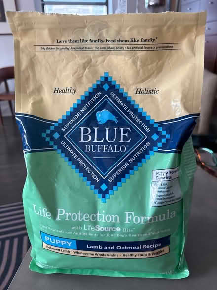 Photo of free 1/2(?) a bag of puppy food (W. 72nd St., NY,NY 10023) #1
