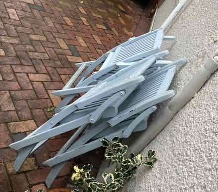 Photo of free Large garden table and 4 chairs (Cardiff CF14 Birchgrove) #4